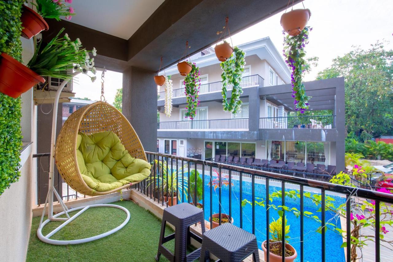 4Bhk Stunning Apartment With Pool 2Bhkx2 Old Goa Exteriör bild