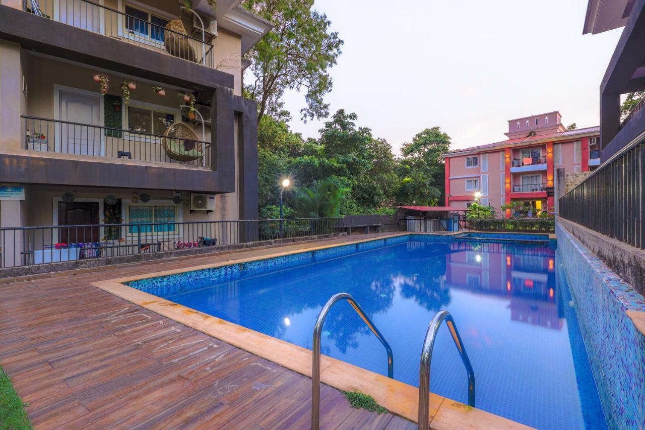 4Bhk Stunning Apartment With Pool 2Bhkx2 Old Goa Exteriör bild